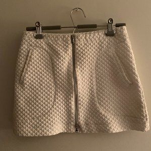 Zara Zip-Up Mini Skirt